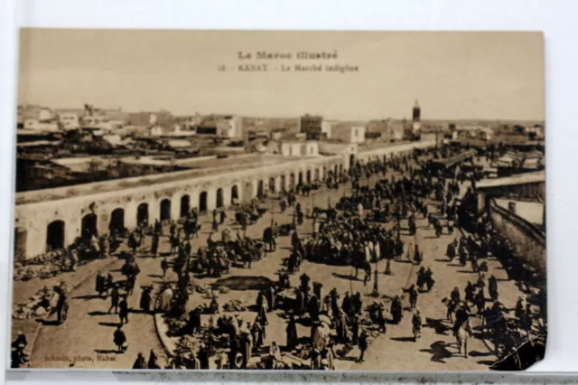 Morocco Rabat Le Marche Indigen Cpa Postcard 8833