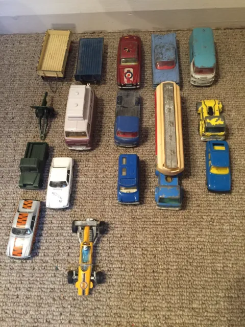 Vintage Corgi Toys Job Lot Jeep Land Rover Trailer