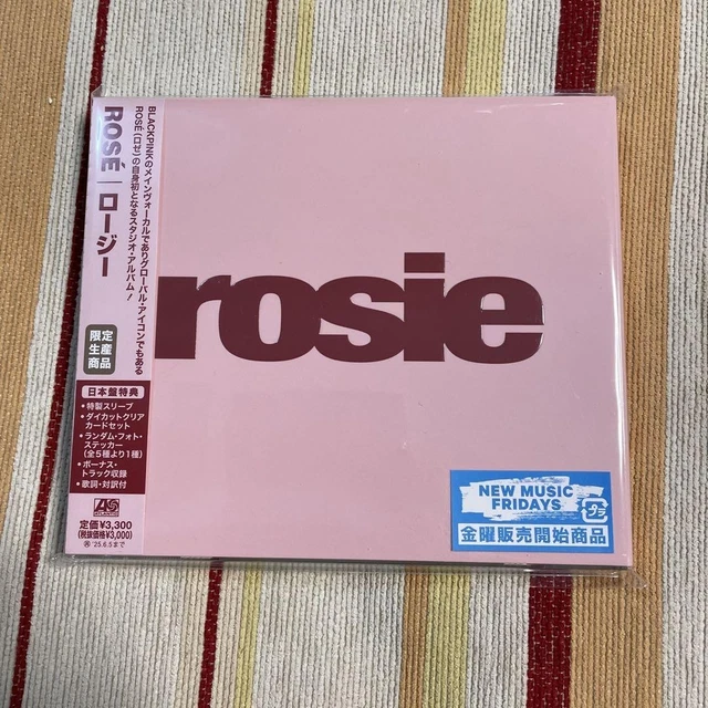 BLACKPINK ROSÉ rosie 日本盤 アルバム 5枚セット 韓国輸入盤】ロゼ (BLACKPINK) 1stフルアルバム『rosie』|K-POP