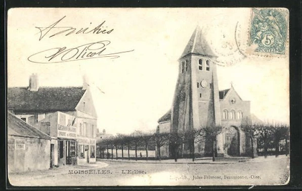 CPA Moisselles, L´Eglise