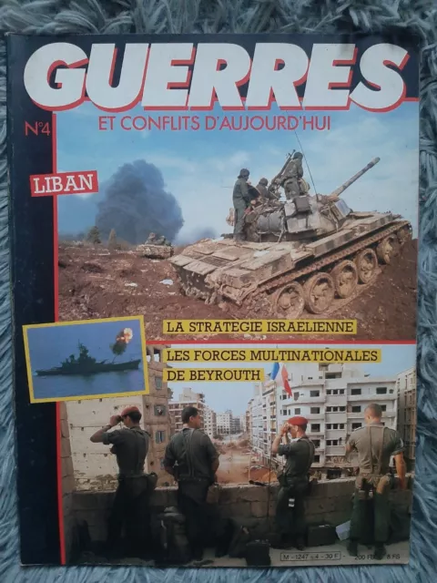 Guerres Et Conflits D Aujourdhui N°4 Le Liban Beyrouth Strategie Israel / 1984