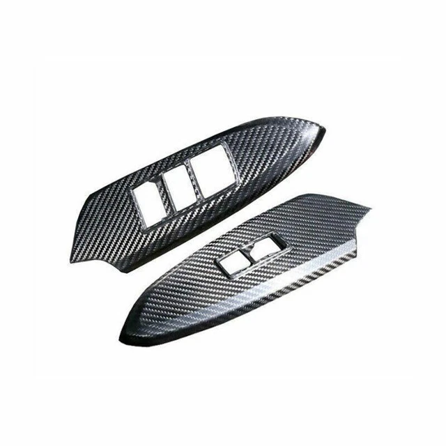 Garniture Intérieure En Fibre De Carbone Pour Interrupteur De Vitre Nissan 350Z 2003-2009 - Remplacement Direct