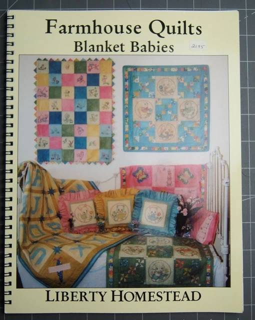 Libro de colchas para bebés con edredones de granja de Liberty Homestead