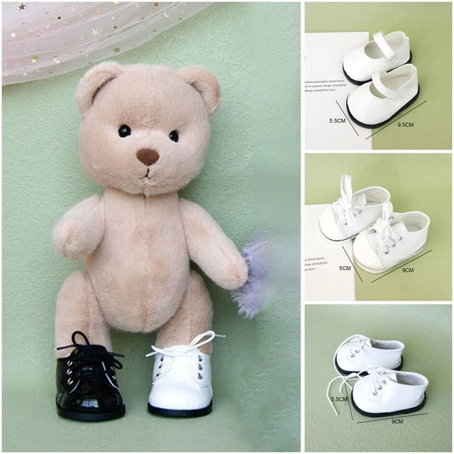 30-50cm Poupée Chaussures Accessoires pour vêtements Bottes en cuir de mode