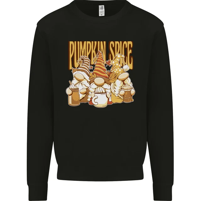Pumpkin Spice Gnomes Halloween Kids Sweatshirt Jumper