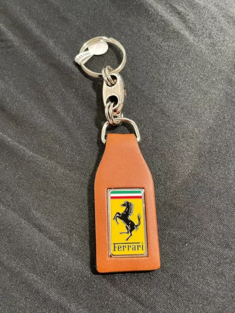 Ferrari Classic Key ring Tan 70003778
