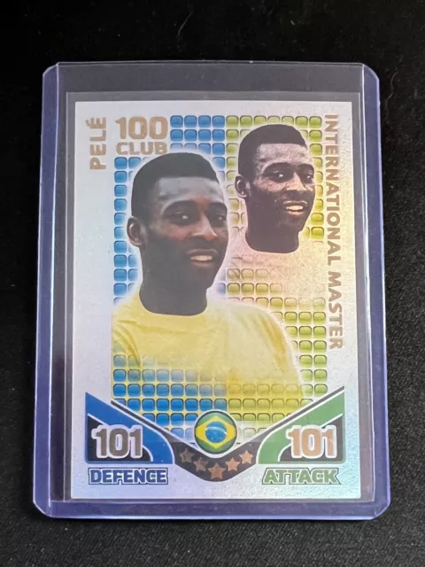 Pele Match Attax World Cup 2010 International Master 100 101 Club Brazil