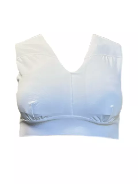 TOMMIE COPPER Womens White Shoulder Support Comfort Bra