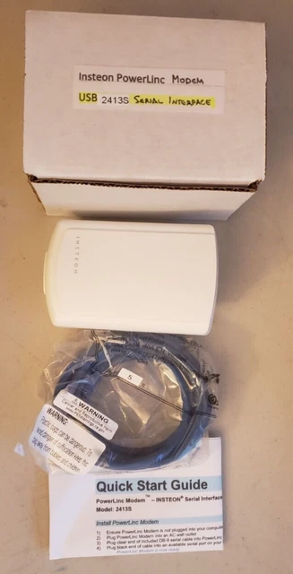 Plm Modem INSTEON 2413S POWERLINC SERIAL MODEM PLM INTERFACE SMARTHOME (used) SCE ...