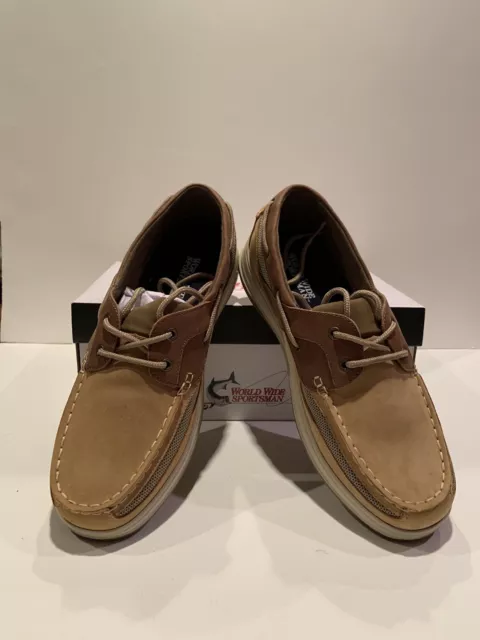 World wide sportsman men's nantucket boat shoes top