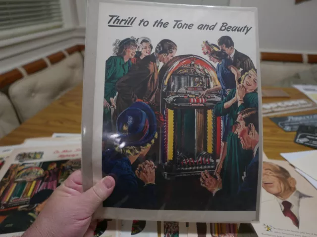 RARE original wurlitzer jukebox 1015 1100 1080 1800
