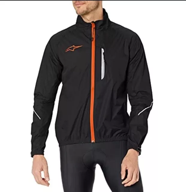 Alpinestars Men's Descender Windproof Full Zip Windbreaker Jacket Size Large