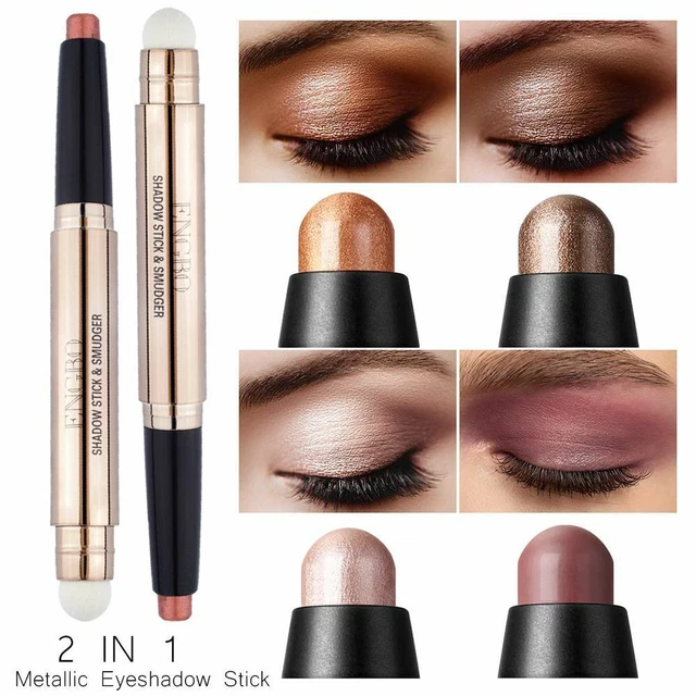 Saubzean Lidschattenstift Creme – Wasserfest, Hypoallergen, Farbe Hellrosa, Mit Applikator