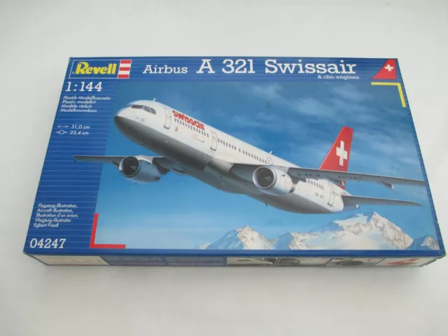 Revell 1:144 Airbus A-321 Aswissair & Cfm Engines