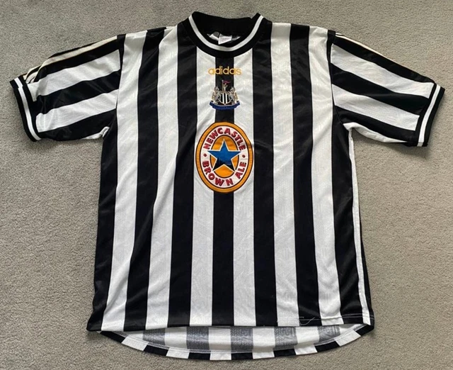 VINTAGE ORIGINAL FOOTBALL Shirt Newcastle United 96 98 Extra