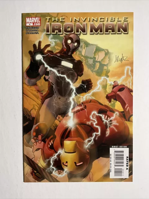 Invincible Iron Man #4 (2008) 9.4 NM Marvel High Grade Comic Book