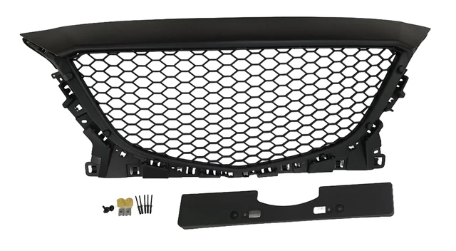 Calandre Avant Noir Nid D'abeilles Sans Logo Pour Opel Insignia Phase 1 (2008-2013) - En ABS à Peindre - 2