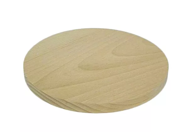 Circular wooden cutting chopping board 6 inches solid wood round 15 cm /FI15 2