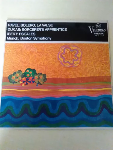 BOLERO  -  CHARLES MUNCH, Boston Symphony - RAVEL,  DUKAS,  IBERT - VINYL  LP