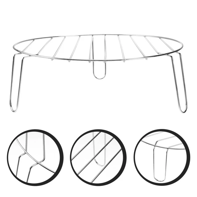 Scaffale a vapore trifoglio da cucina supporto a vapore friggitrice ad aria piroscafo per alimenti