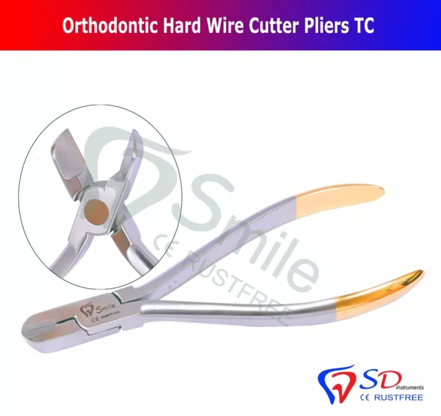 Allemand TC Orthodontie Rigide Coupe Fil Pince 13cm TC Dentaire Instruments