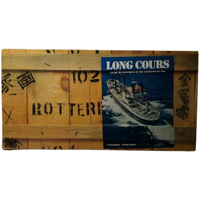 Jeu De Société Long Cours Par Miro - Complet, Très Bon état, Stratégie Pour 6 Joueurs