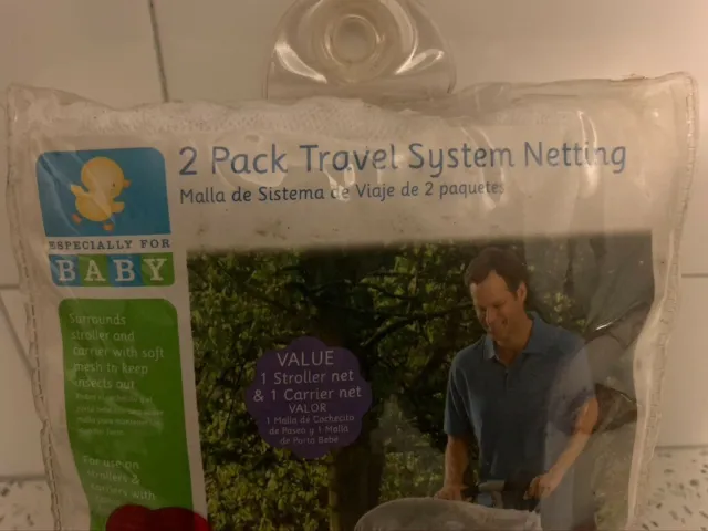 2 Pack Travel System Netting 1 Stroller Net 1 Car Seat Net 2