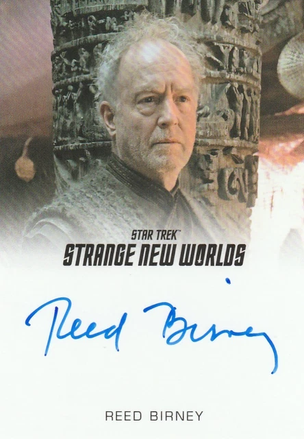 2025 STAR TREK Strange New Worlds Season 2 Reed Birney autograph Luq $8 ...