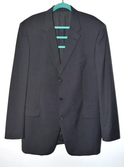 Hugo Boss Men Blazer Gray Da Vinci Lucca Super 100 Finest Quality Size 114