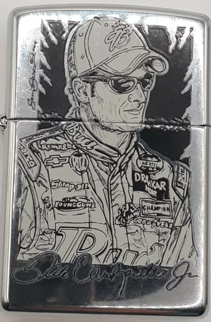 Rare 2004 Budweiser Dale Earnhardt Jr Zippo Lighter New in Orig Tin with Seal