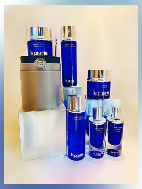 LA PRAIRIE  Skin Caviar 6 teiliges DEKO Set- L E E R , alles  wieder befüllbar