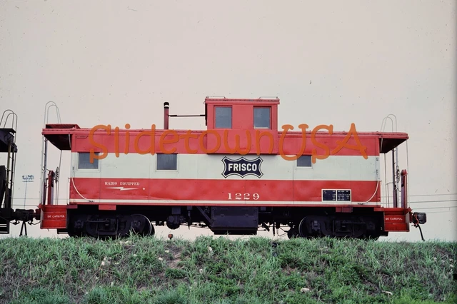 Vtg 1978 Train Slide 1229 Frisco Caboose X3E178