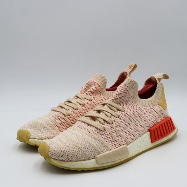 Adidas nmd r1 prime knit trainers linen crystal hotsell white