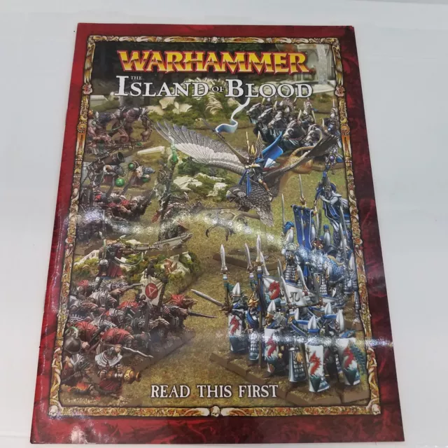 Warhammer AoS - THE ISLAND OF BLOOD READ THIS FIRST Softcover