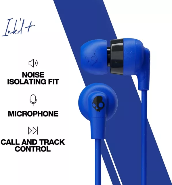Skullcandy Inkd + blaue Ohrhörer mit MicThe Original Essential 2