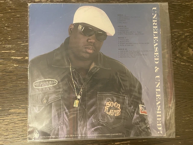 NOTORIOUS B.I.G. - Unreleased & Unleashed! 2Lp Very Rare! Biggie 