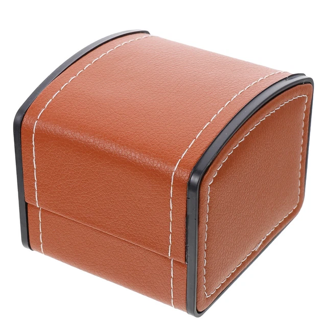 Keepsake Box PU Watch Box Case Display Watch Box Single for Store Showcase Home