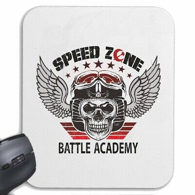 Sota (tappetino per mouse) SPEED ZONE Skull Biker shirt Gothic bike club MC MOTORCYCLE