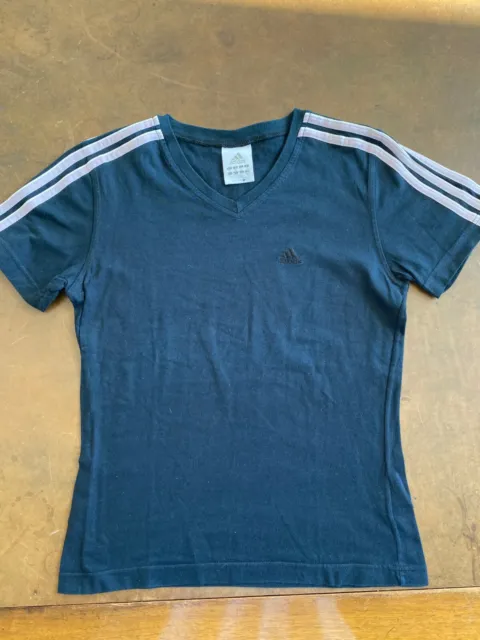 Adidas+++ T Shirt+++Tg M++Originale 100%++Blu+++Street Wear++