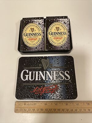TWO Decks -GUINNESS EXTRA STOUT PLAYING CARDS  NEW AND STILL SEALED IN TIN CASE