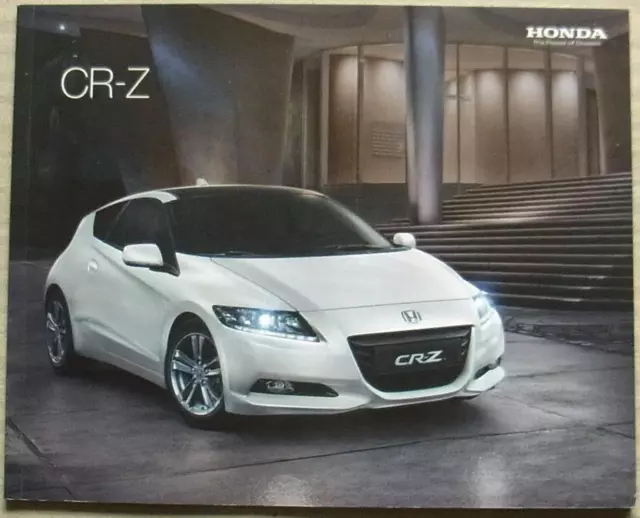 HONDA CR-Z Car Sales Brochure For 2010 #BEZ-621