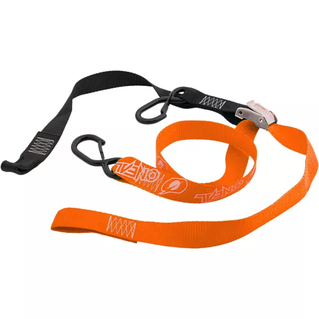 Oneal MX Deluxe Orange/Black Motocross Dirt Bike Transport Tie Downs