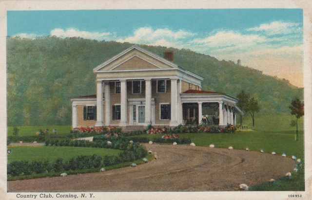 Country Club Corning New York Vintage Divided Back Post Card