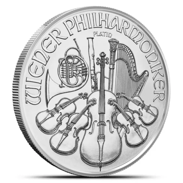 2024 1 oz Austrian Platinum Philharmonic Coin (BU)