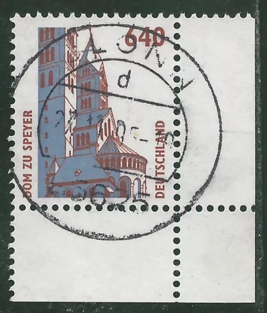 Dom zu Speyer 640 Pf. - DS SWK - gestempelt - Ecke unten rechts - Mi.Nr. 1811