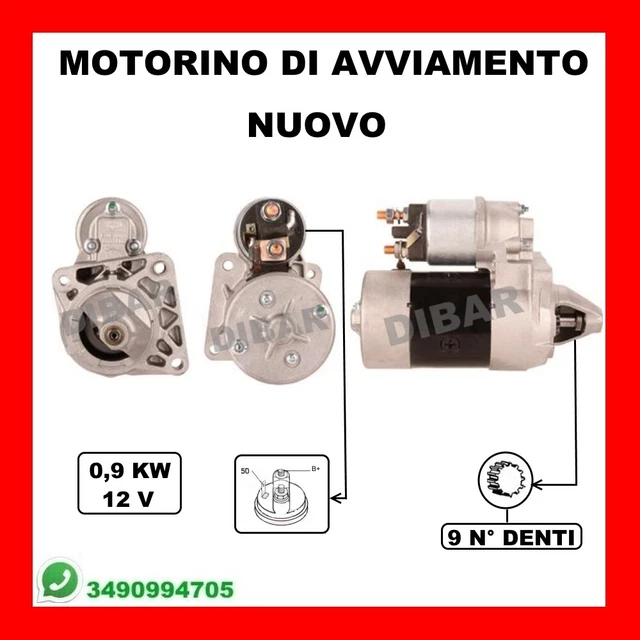 71798110 MOTORINO AVVIAMENTO Per LANCIA YPSILON (Y3) 1.2 GPL Ecochic - Foto 5