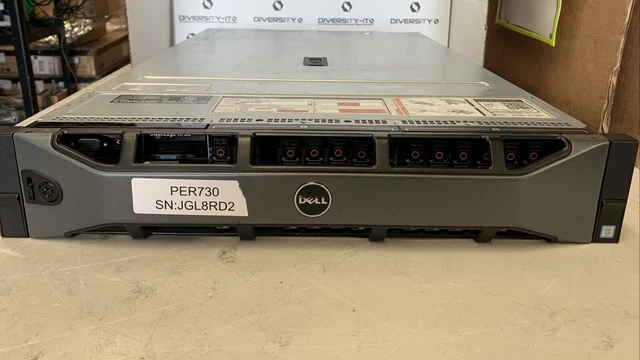 Dell PowerEdge R730 8 Bay 2.5" CTO Server  x15 1.8tb Hdd