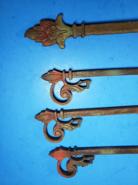 Vintage Curtain Rods Swing Arm 4 Units 2