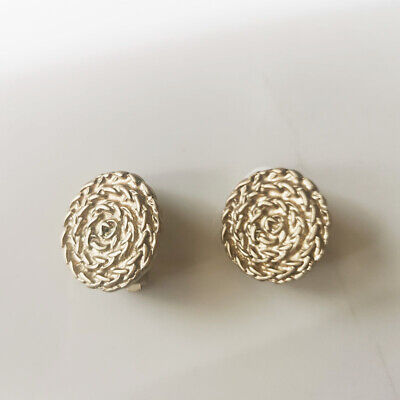New Chicos Floral Round Clip on Earrings Gift Fashion Lady Party Holiday Jewelry