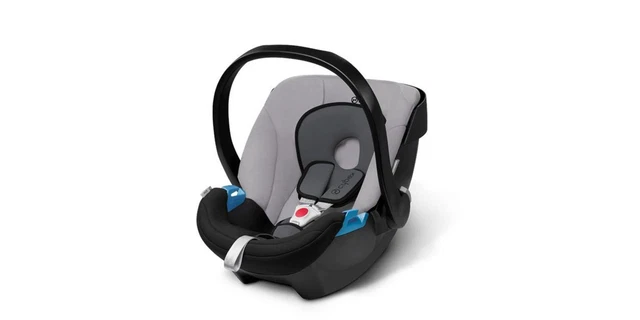 CYBEX SILVER Aton Gray Rabbit (anthrazit) Babyschale Gruppe 0+ Autobabyschale
